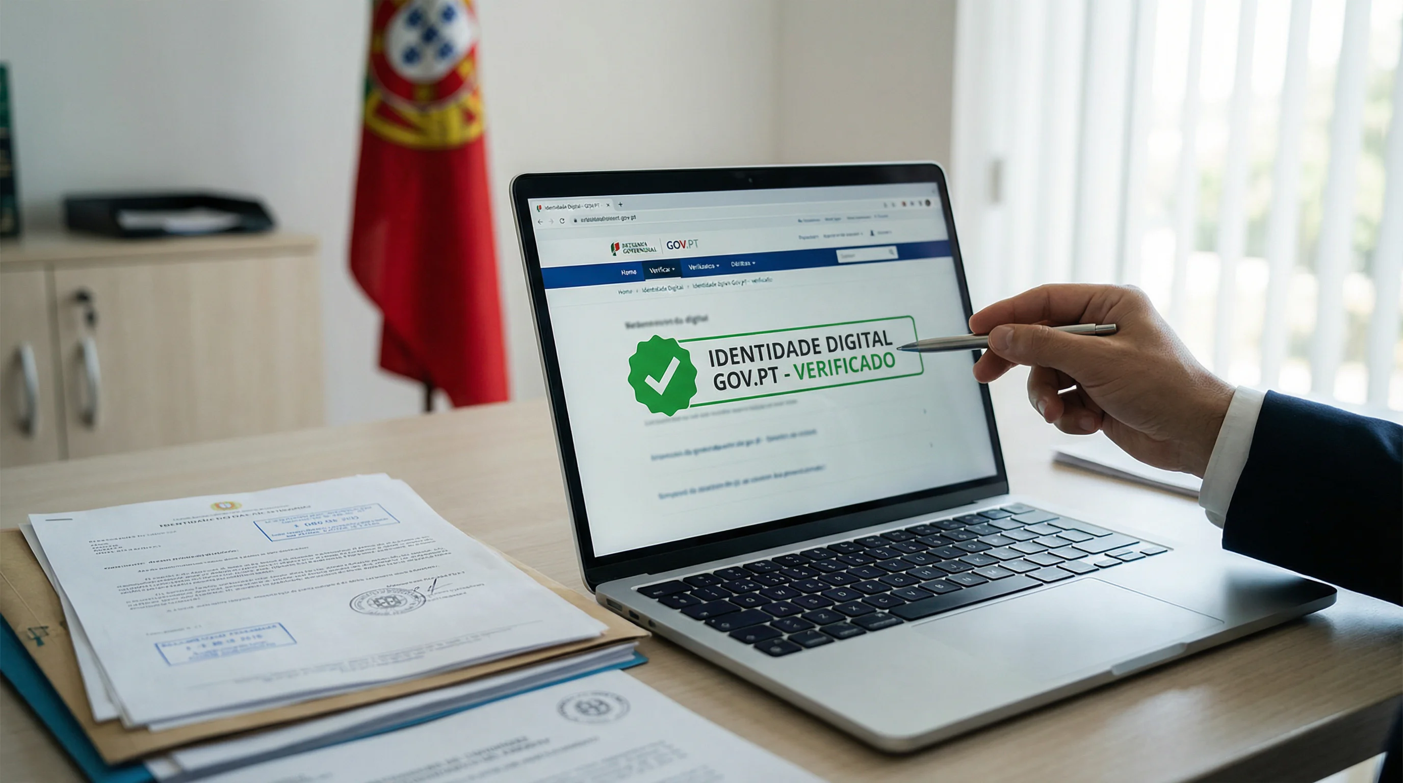 Selo de licenca SRIJ visivel no rodape de um operador de apostas legal em Portugal